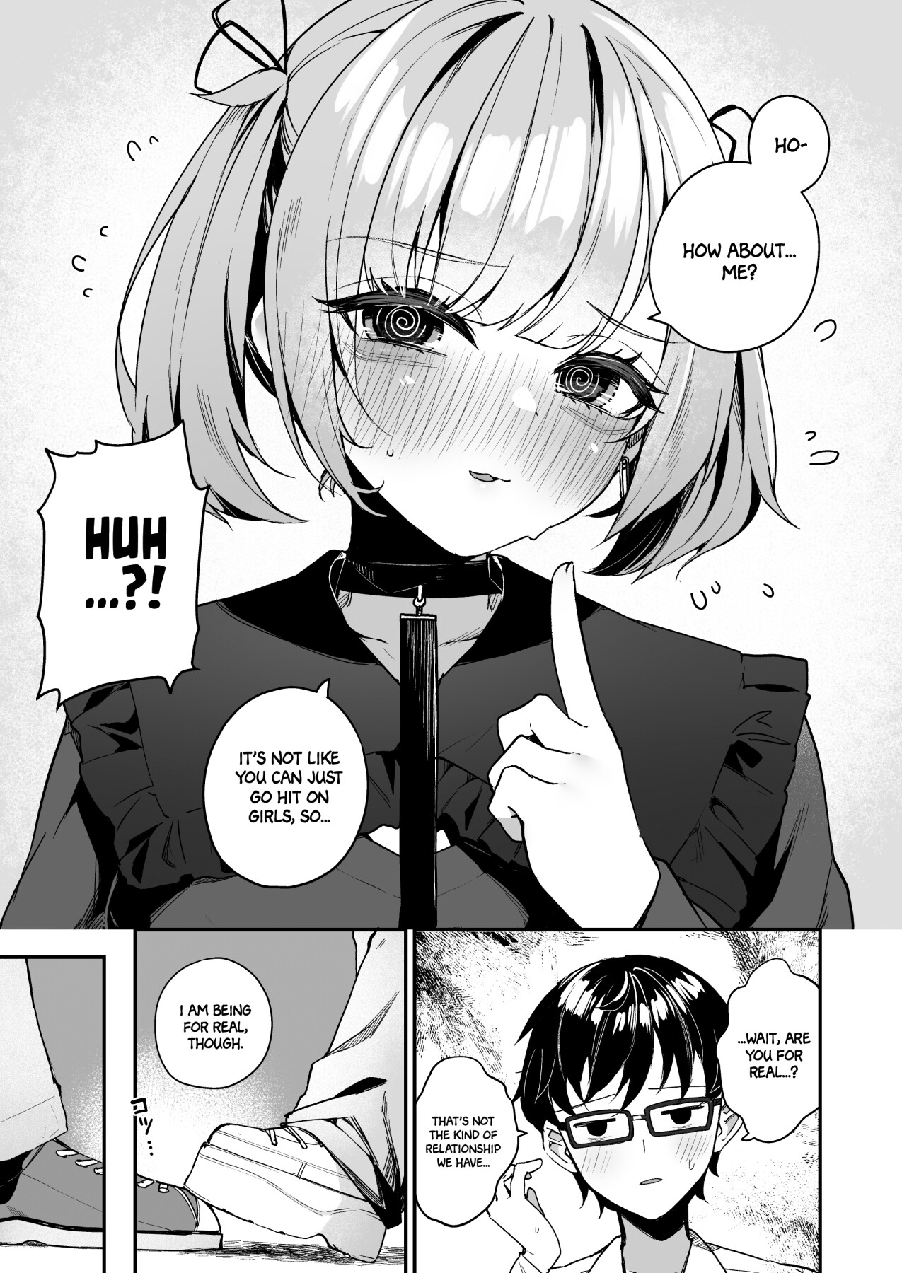 Hentai Manga Comic-Love advice is almost always about sex, right!? ~A story about crossing the line and having sex with a bad friend and junior~-Read-8